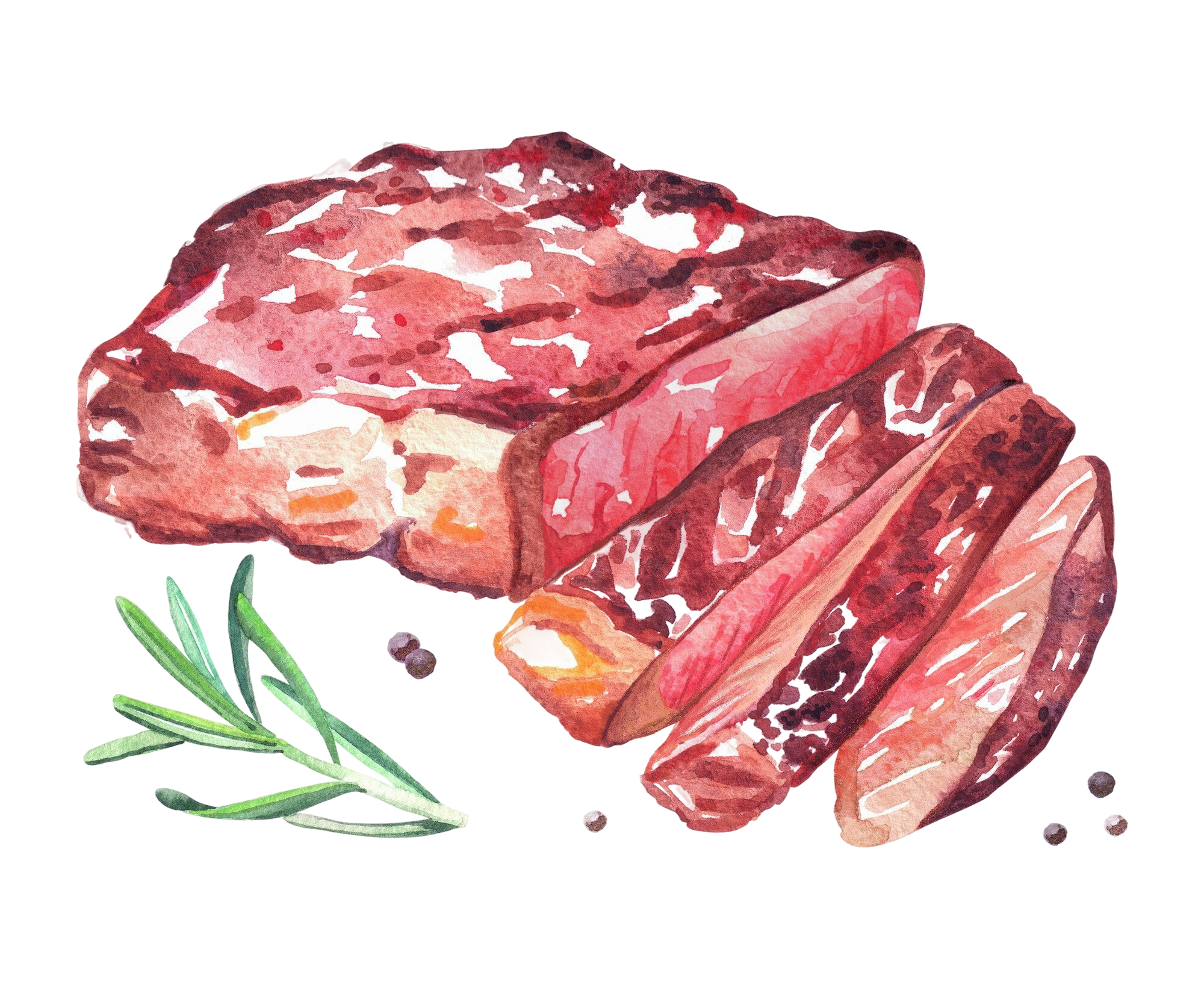 filete-ternera-plancha-romero-ilustracion-dibujado-mano-acuarela-aislado-sobre-fondo-blanco bar-la-floresta-7